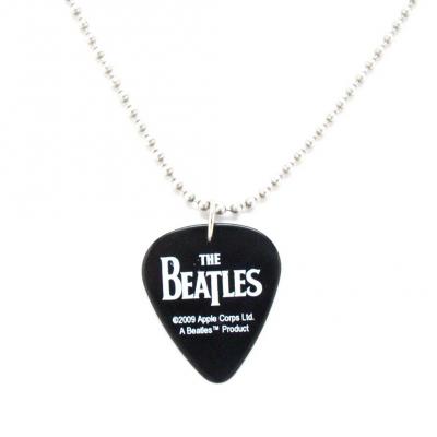 beatles black guitar pic necklace.JPG